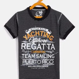 Duke Boys Black Striped T-shirt-image-74