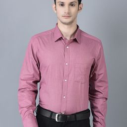 CANOE Smart Spread Collar Formal Shirt-image-120