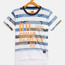 Duke Boys White Striped T-shirt-image-12