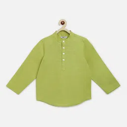 Campana Boys Lime Green Casual Shirt-image-40