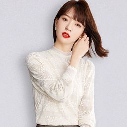 JC Collection White Floral Lace Top-image-15