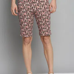 SHOWOFF Men Printed Mid-Rise Cotton Regular Shorts-image-42