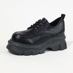 LULU & SKY Women Lace-Up Chunky Boots-43