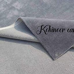 IMRA CARPET Grey Solid Anti-Skid Woollen Carpet-picture-53