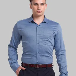 Park Avenue Men Slim Fit Formal Cotton Shirt-image-37