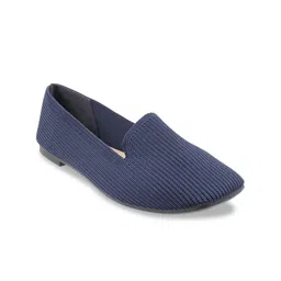 Mochi Women Blue Ballerinas Flats-18