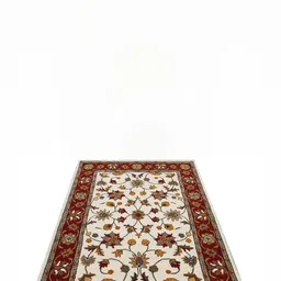 IMRA CARPET Grey Floral Woollen Carpet-image-87