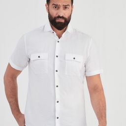 MR BUTTON Men Slim Fit Casual Shirt-image-64