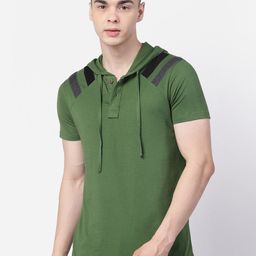 Kalt Short Sleeves Hooded T-shirt-picture-42