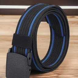 Kastner Men Woven Design Slider Buckle Belt-image-63