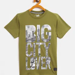 Duke Boys Green Typography Printed T-shirt-image-17