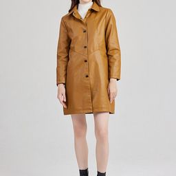 JC Collection Spread Collar Longline Overcoat-picture-29