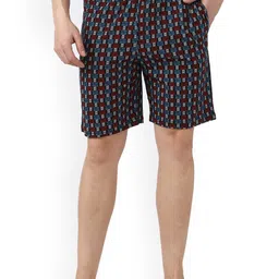 DYCA Men Red & Blue Printed Shorts-picture-41