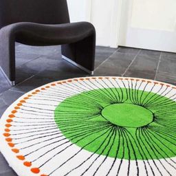 Safiya Carpet Grey & Green Abstract Hand-Tufted Woollen Traditional Carpet-picture-19