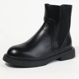 LULU & SKY Women Casual Block-Heeled Chelsea Boots-image-85