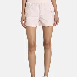 Puma Women Pink Solid Evide Short Sports Shorts-image-31