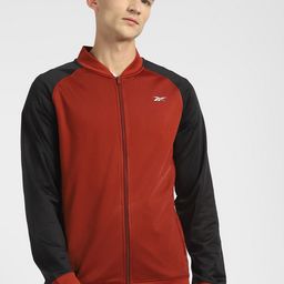 Reebok Men Red Sporty Jacket-image-62