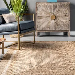 Art Avenue Caarrah Brown Braided Jute Rectangular Rug-image-49