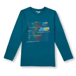 Gini and Jony Boys Graphic Printed Cotton T-Shirt-image-95