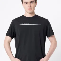 Red Tape Men Black Activewear T-shirt-image-37