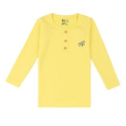 Bodycare Kids Boys Yellow Typography Henley Neck T-shirt-image-26