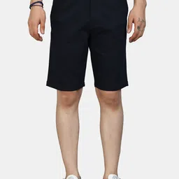 IX IMPRESSION Men Navy Blue Shorts-image-110