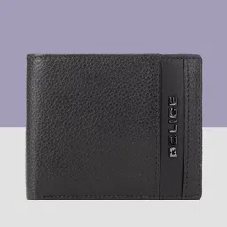 Police Men Leather Two Fold Wallet-58