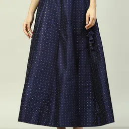 Biba Embellished Flared A-Line Maxi Skirt-image-52