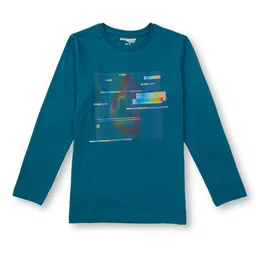Gini and Jony Boys Abstract Printed Cotton T-shirt-image-76