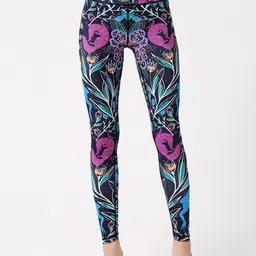 JC Collection Women Mid-Rise Printed Tights-image-88