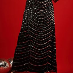 STREET 9 Embellished Maxi A-Line Skirt-image-14