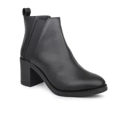 Inc 5 Women Mid Top Block Heels Chelsea Boots-picture-44
