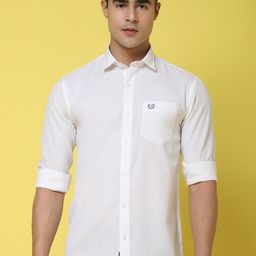 Rodamo Spread Collar Slim Fit Cotton Shirt-image-80