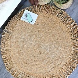 Art Avenue DESIRE Brown Braided Round Jute Carpet-image-59