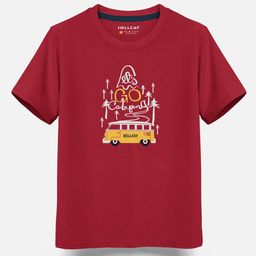 HELLCAT Boys Typography Printed Cotton T-shirt-picture-15