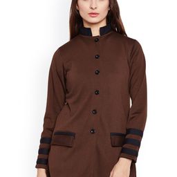 BAESD Stand Collar Fleece Overcoat-17