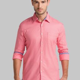 Parx Men Red Slim Fit Casual Shirt-image-61