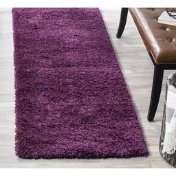 IMRA CARPET Purple Solid Handmade Woollen Carpet-picture-50