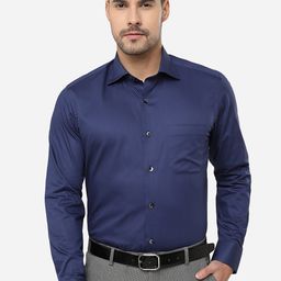 METAL Slim Fit Cotton Formal Shirt-image-75