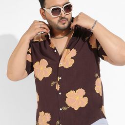 Instafab Plus Classic Floral Opaque Printed Cotton Casual Shirt-57