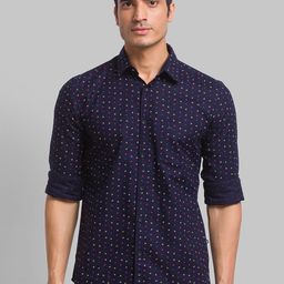 Parx Men Micro-Ditsy Printed Cotton Casual Shirt-image-42