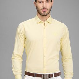 Raymond Spread Collar Long Sleeves Cotton Formal Shirt-picture-9