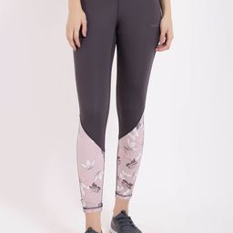 STUDIOACTIV Women Grey & Pink Printed Tights-11