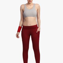 TRASA Women Dry-Fit High Rise Sports Tights-image-57