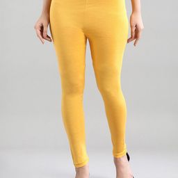 AURELIA Women Slim-Fit Cotton Ankle Length Leggings-picture-54