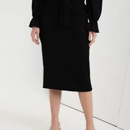 Zalora Studios Pencil Midi Skirt-60