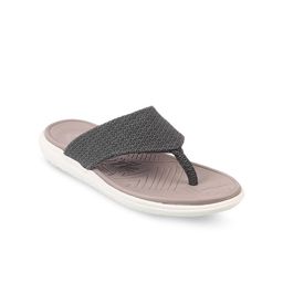 Mochi Women Grey Open Toe Flats-34