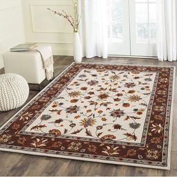IMRA CARPET Grey & White Ethnic Motifs Woollen Carpet-picture-47