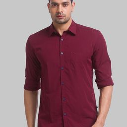 Parx Men Slim Fit Micro Checks Checked Casual Shirt-image-62