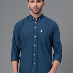 Red Tape Oxford Casual Pure Cotton Shirt-image-42